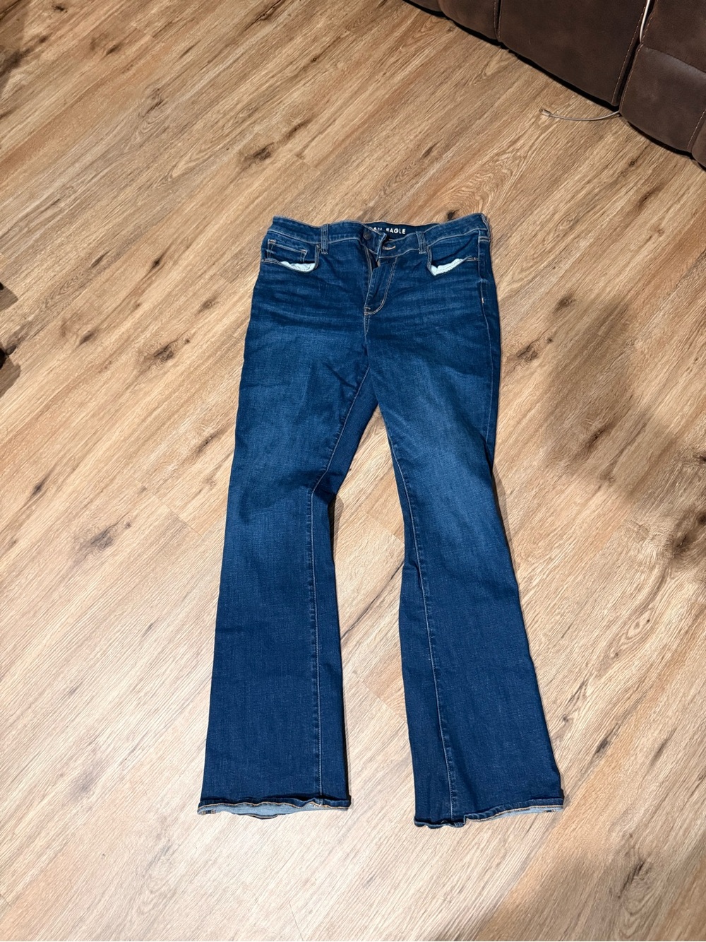 American Eagle Outfitters Dark Blue Flare Jeans